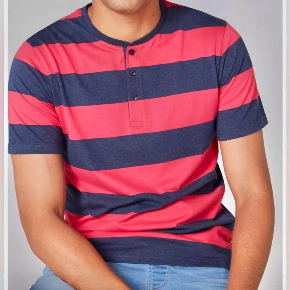 GAP Live-In Striped Crewneck Short Sleeve Tee